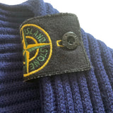 Vintage Stone Island 00s V neck Ribbed Wool Jumper AW 1997